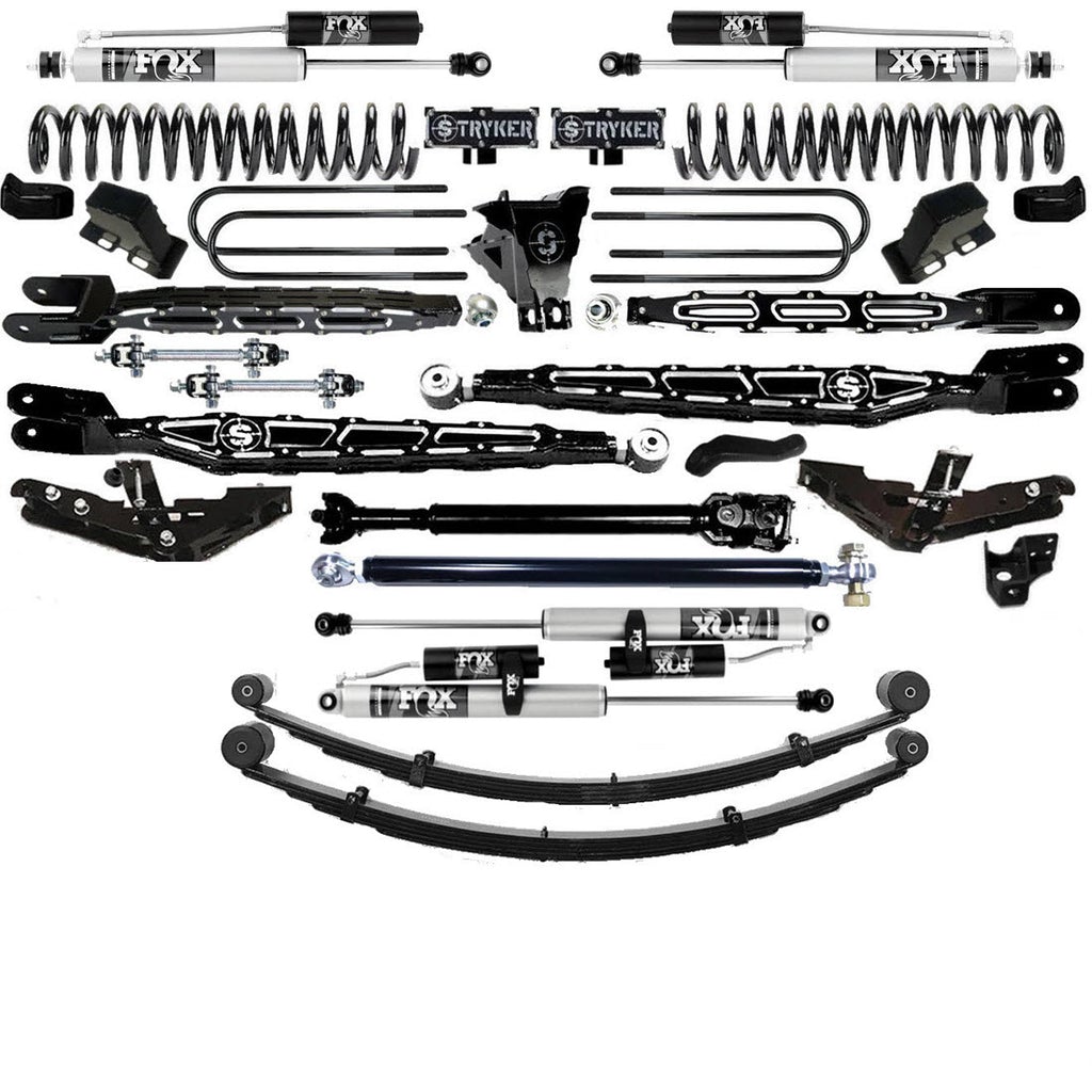 LONG ARM 12" F250 F350 4-LINK LIFT KIT 2017-2022 SUPER DUTY