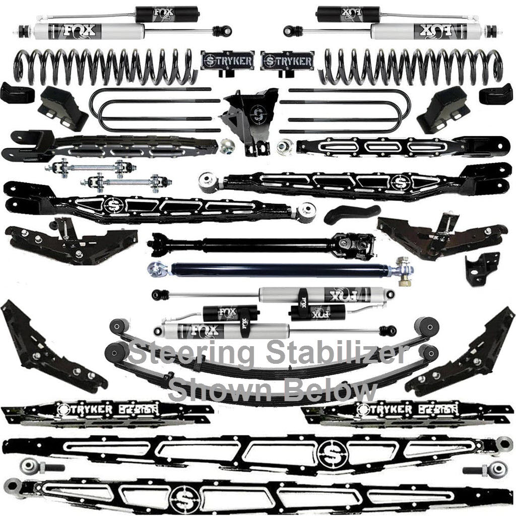 LONG ARM 12" F250 F350 4-LINK LIFT KIT 2017-2022 SUPER DUTY