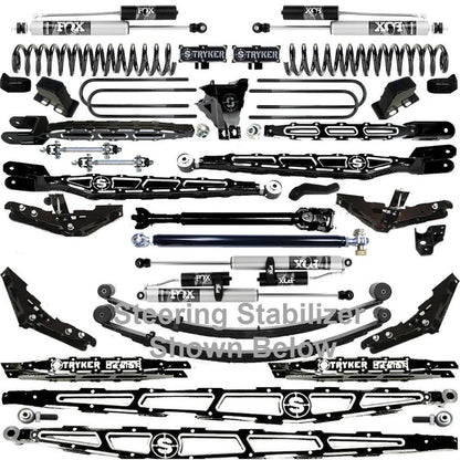 LONG ARM 12" F250 F350 4-LINK LIFT KIT 2011-2016 SUPER DUTY