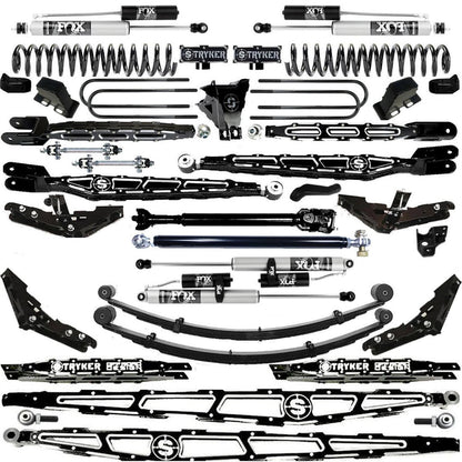 LONG ARM 12" F250 F350 4-LINK LIFT KIT 2017-2022 SUPER DUTY