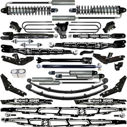 LONG ARM 12" F250 F350 4-LINK LIFT KIT 2017-2022 SUPER DUTY