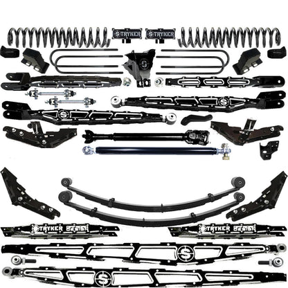 LONG ARM 12" F250 F350 4-LINK LIFT KIT 2011-2016 SUPER DUTY