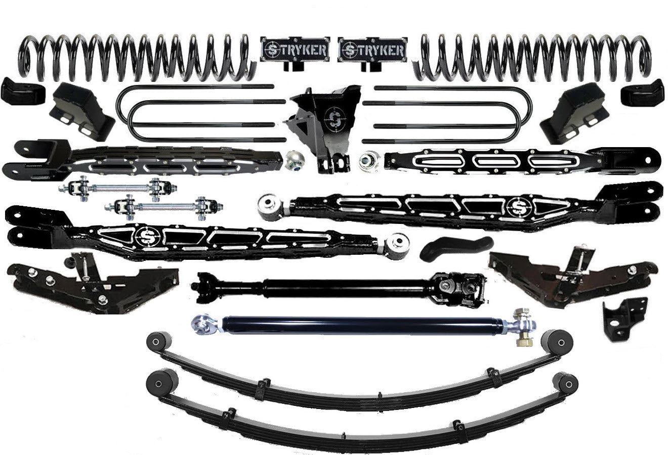 LONG ARM 12" F250 F350 4-LINK LIFT KIT 2017-2022 SUPER DUTY