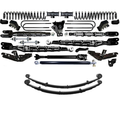 LONG ARM 12" F250 F350 4-LINK LIFT KIT 2011-2016 SUPER DUTY