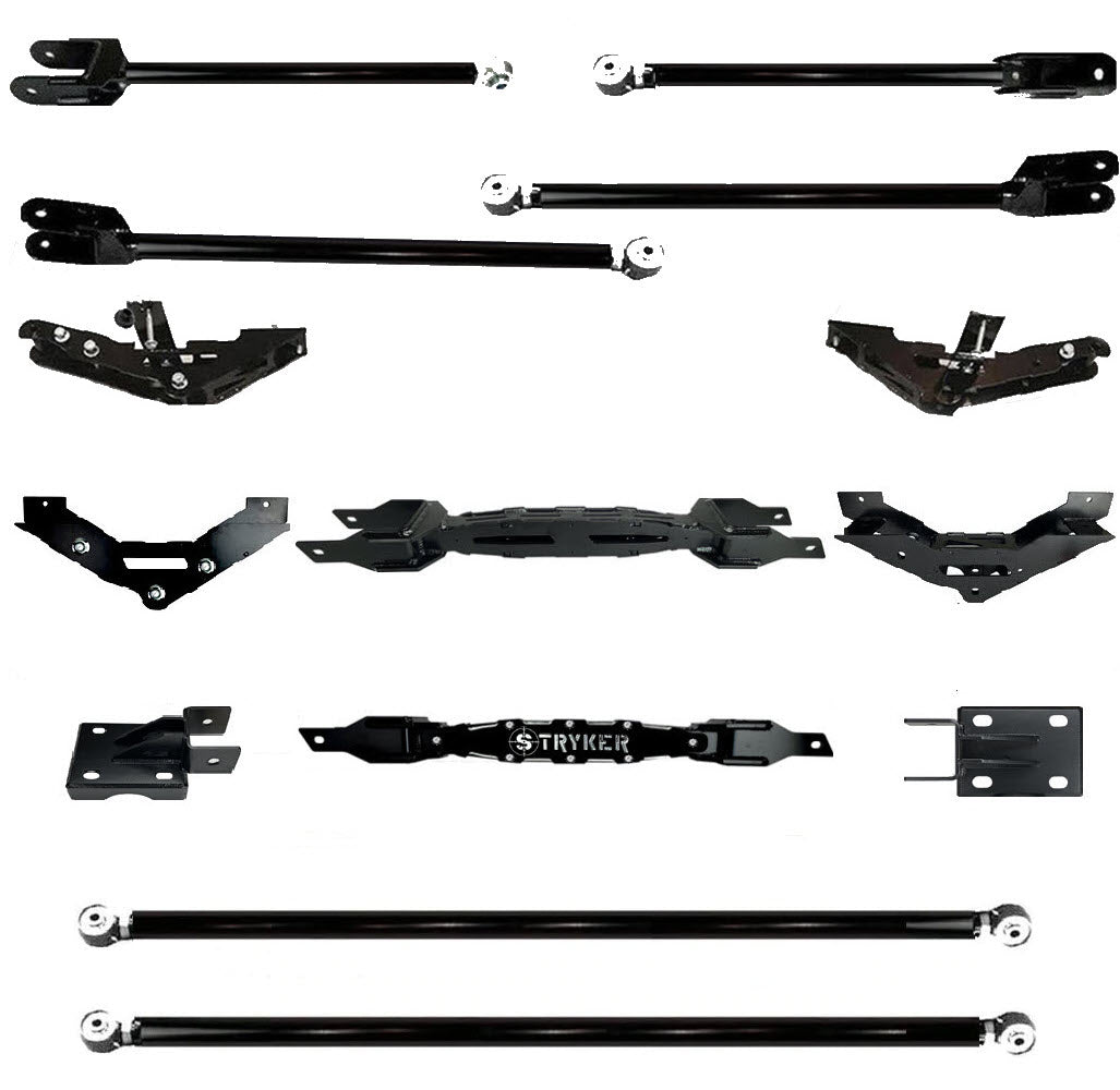 7" to 14" F250 F350 TUBE LONG ARM 4-Link Lift Upgrade for 2023 to 2024 Super Duty