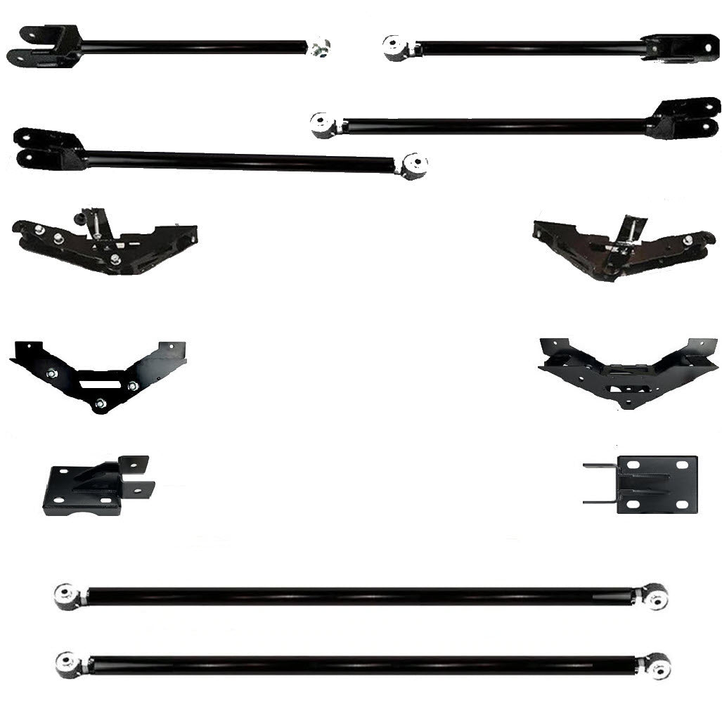 7" to 14" F250 F350 TUBE LONG ARM 4-Link Lift Upgrade for 2011-2016 Super Duty