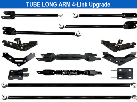 10" to 12" F250 F350 TUBE LONG ARM 4-Link Lift Upgrade for 2017-2022 Super Duty