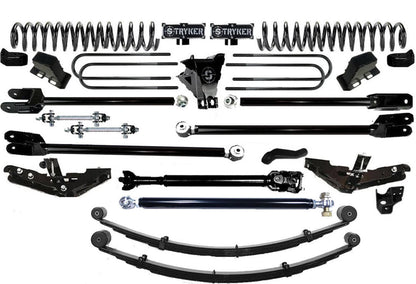 TUBE LONG ARM 12" F250 F350 4-LINK LIFT KIT 2017-2022 SUPER DUTY 4WD