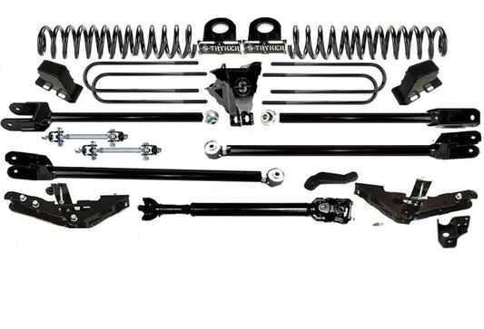 TUBE LONG ARM 8" F250 F350 4-LINK LIFT KIT 2011-2016 SUPER DUTY