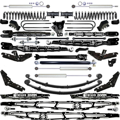 LONG ARM 12" F450 4-LINK LIFT KIT 2023 to 2024 SUPER DUTY