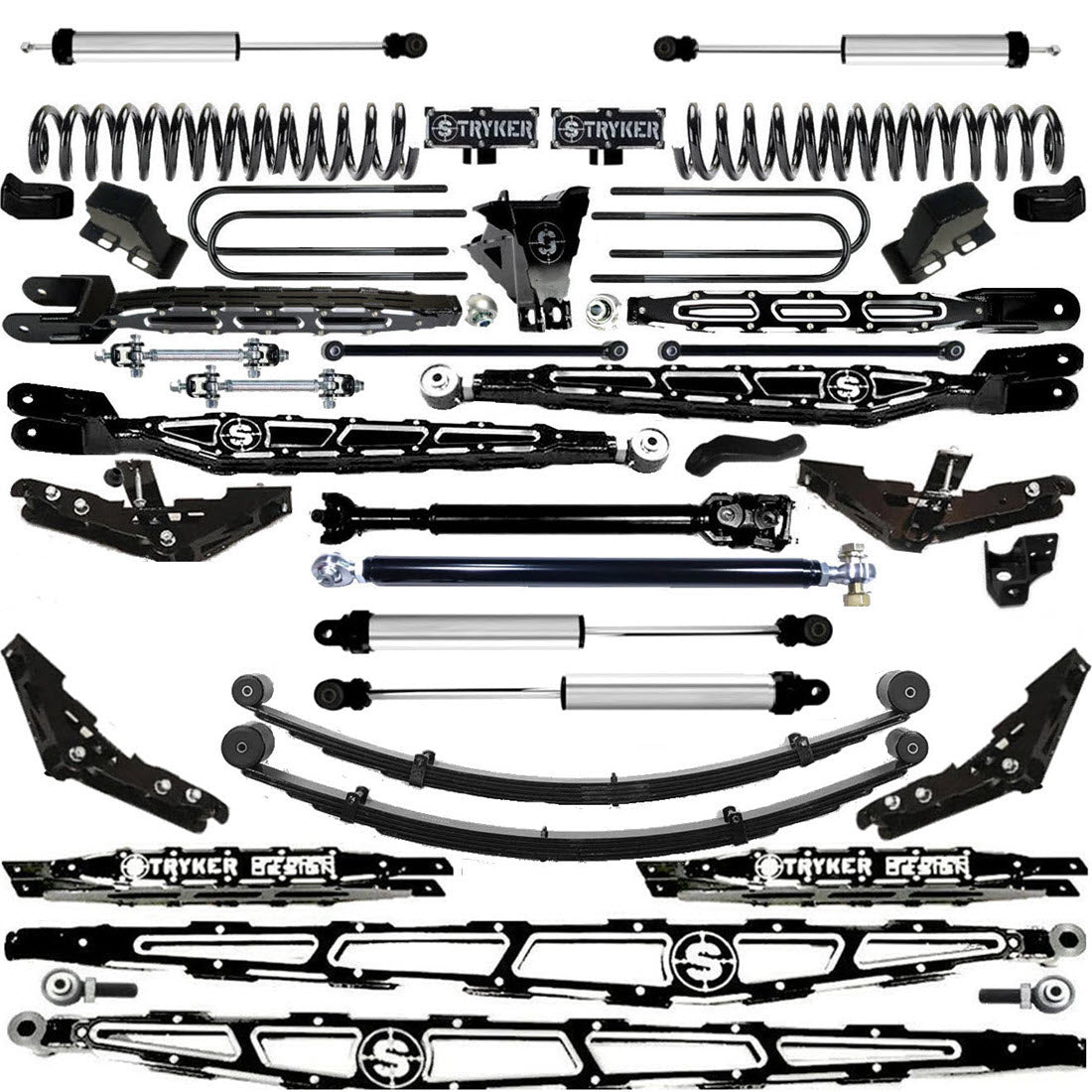 LONG ARM 12" F450 4-LINK LIFT KIT 2017-2022 SUPER DUTY