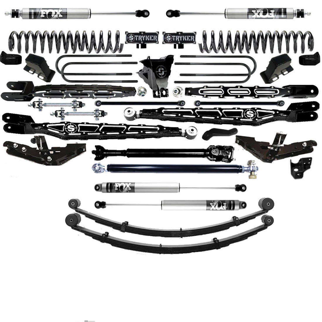 LONG ARM 12" F450 4-LINK LIFT KIT 2017-2022 SUPER DUTY