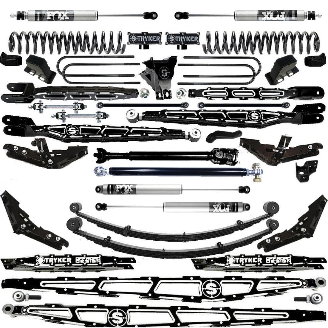 LONG ARM 12" F450 4-LINK LIFT KIT 2017-2022 SUPER DUTY