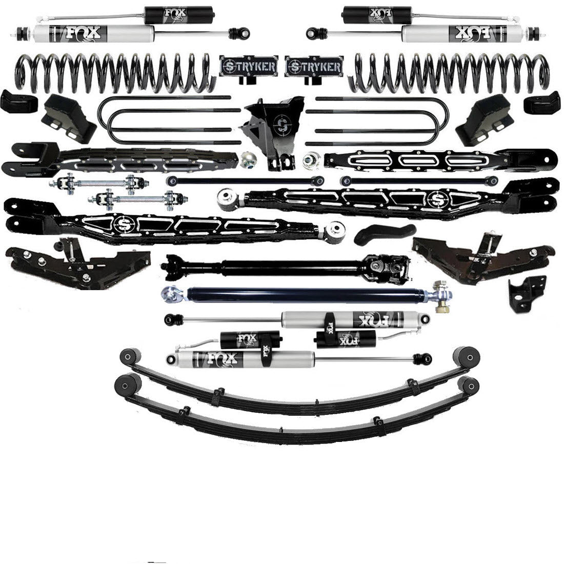 LONG ARM 12" F450 4-LINK LIFT KIT 2023 to 2024 SUPER DUTY