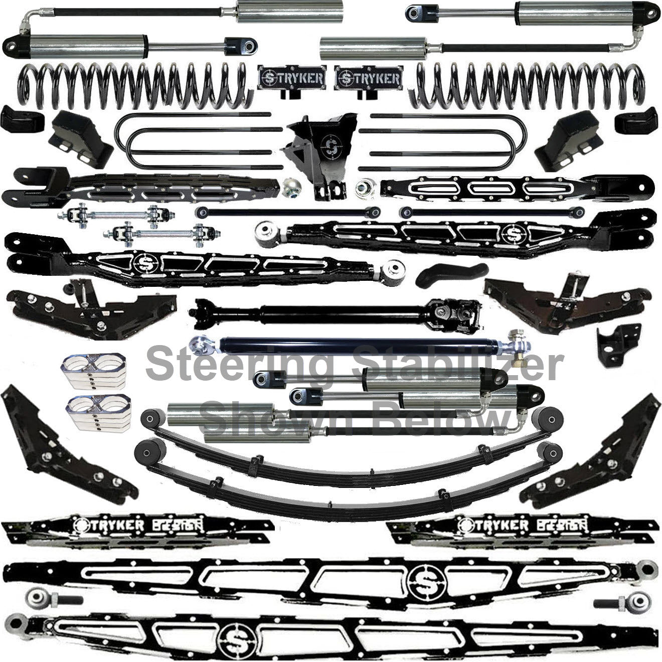 LONG ARM 12" F450 4-LINK LIFT KIT 2017-2022 SUPER DUTY