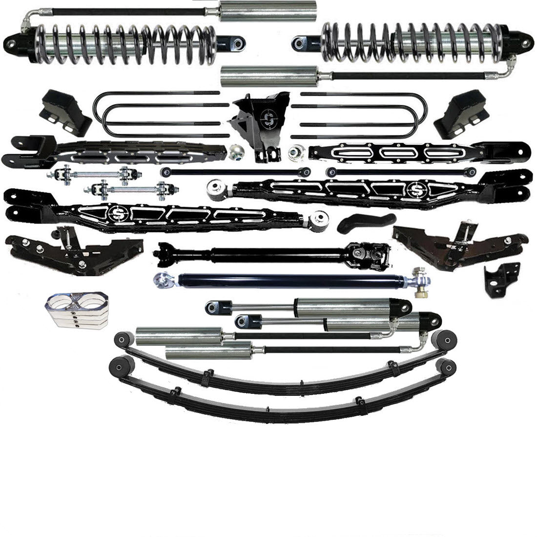 LONG ARM 12" F450 4-LINK LIFT KIT 2017-2022 SUPER DUTY