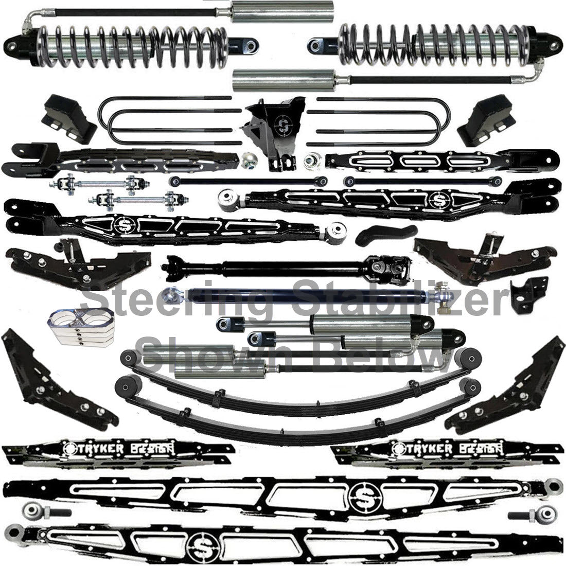 LONG ARM 12" F450 4-LINK LIFT KIT 2017-2022 SUPER DUTY