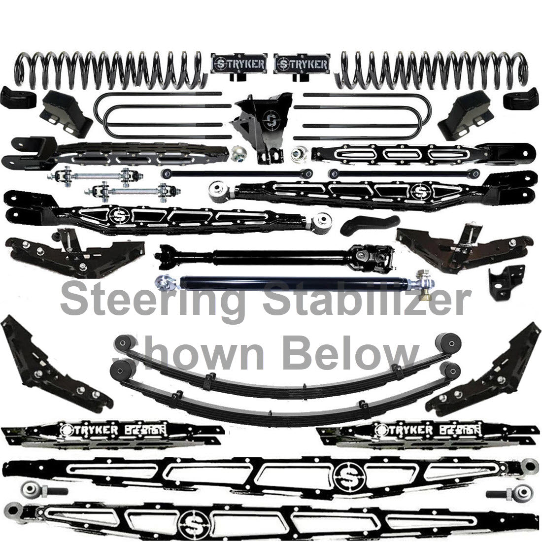 LONG ARM 12" F450 4-LINK LIFT KIT 2017-2022 SUPER DUTY