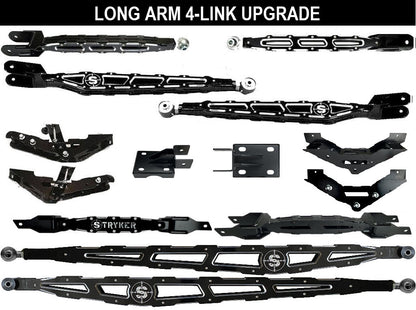 7" to 14" F450 LONG ARM 4-Link Lift Upgrade for 2017-2022 Super Duty