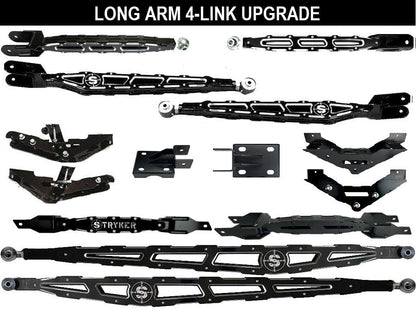 7" to 14" F250 F350 LONG ARM 4-Link Lift Upgrade for 2011-2016 Super Duty