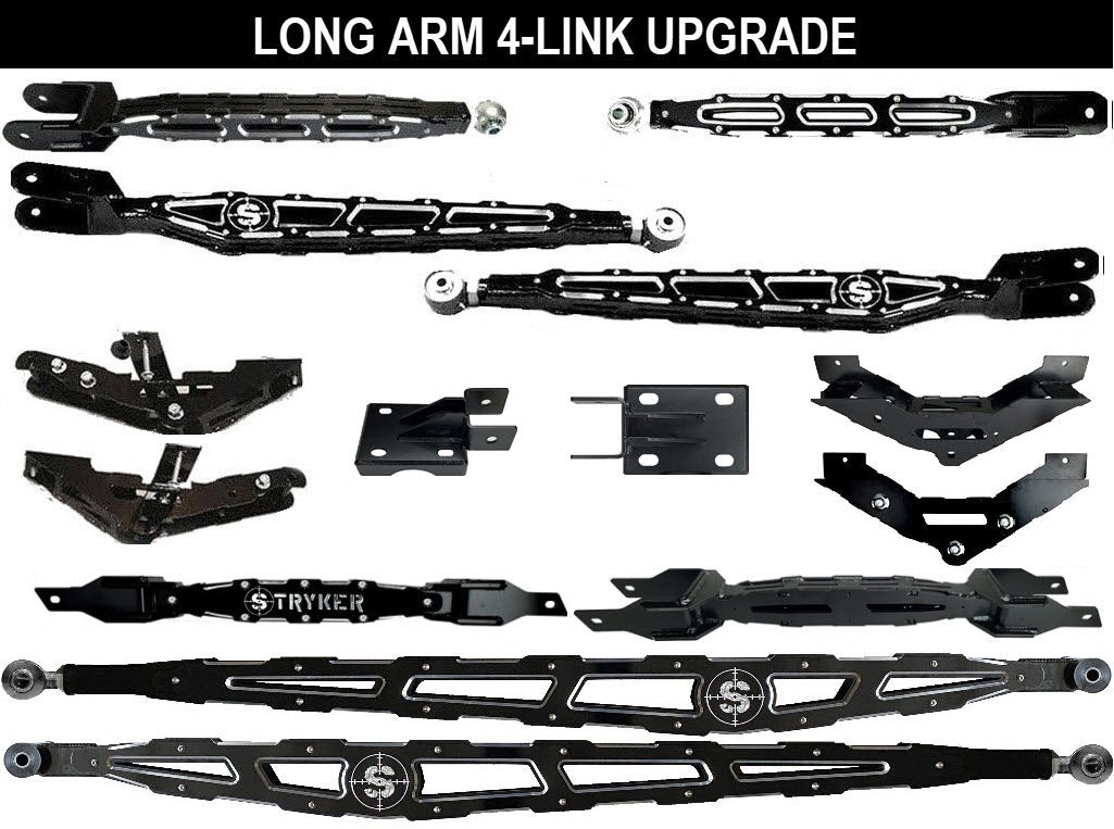 7" to 14" F250 F350 LONG ARM 4-Link Lift Upgrade for 2017-2022 Super Duty