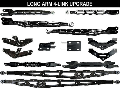 7" to 14" F250 F350 LONG ARM 4-Link Lift Upgrade for 2023 to 2024 Super Duty