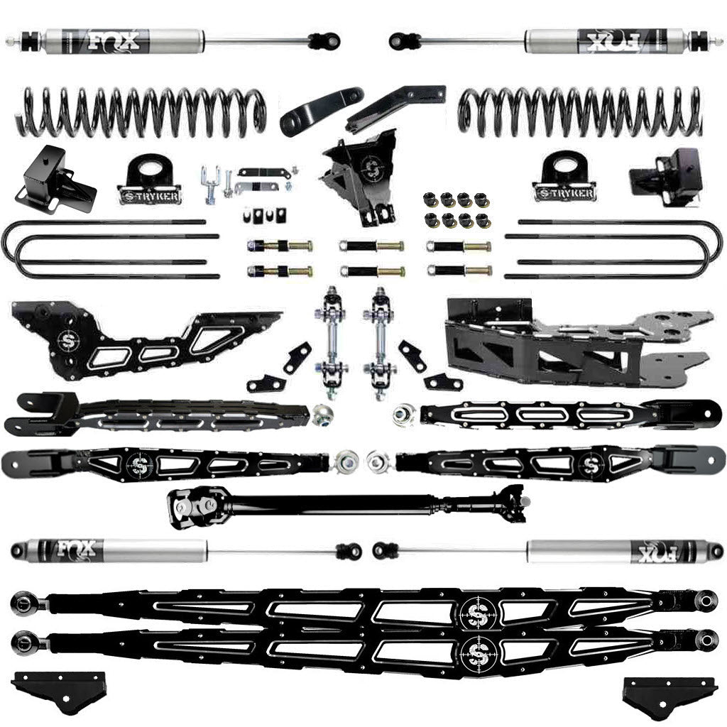 8" RAD F250 F350 4-LINK LIFT KIT 2011-2016 SUPER DUTY