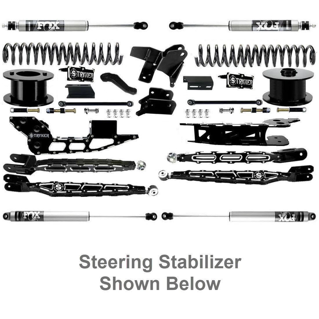 8" Ram 2500 4-Link Lift Kit for 2019 TO 2025 DODGE RAM HEAVY DUTY