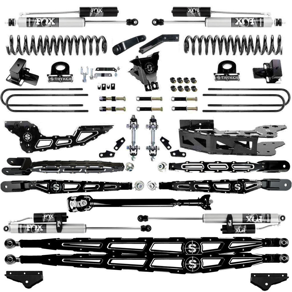 8" RAD F250 F350 4-LINK LIFT KIT 2011-2016 SUPER DUTY