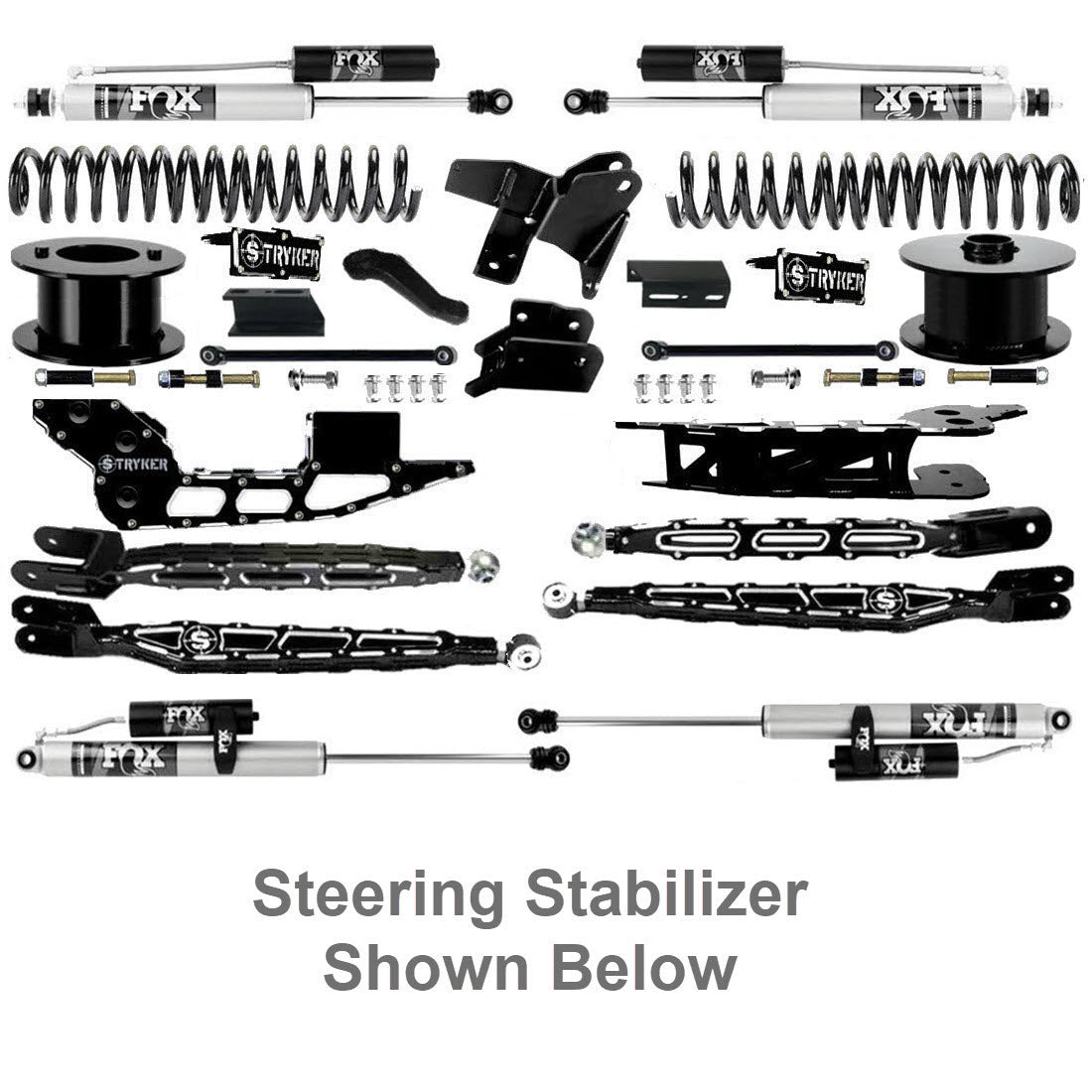 8" Ram 2500 4-Link Lift Kit for 2019 TO 2025 DODGE RAM HEAVY DUTY