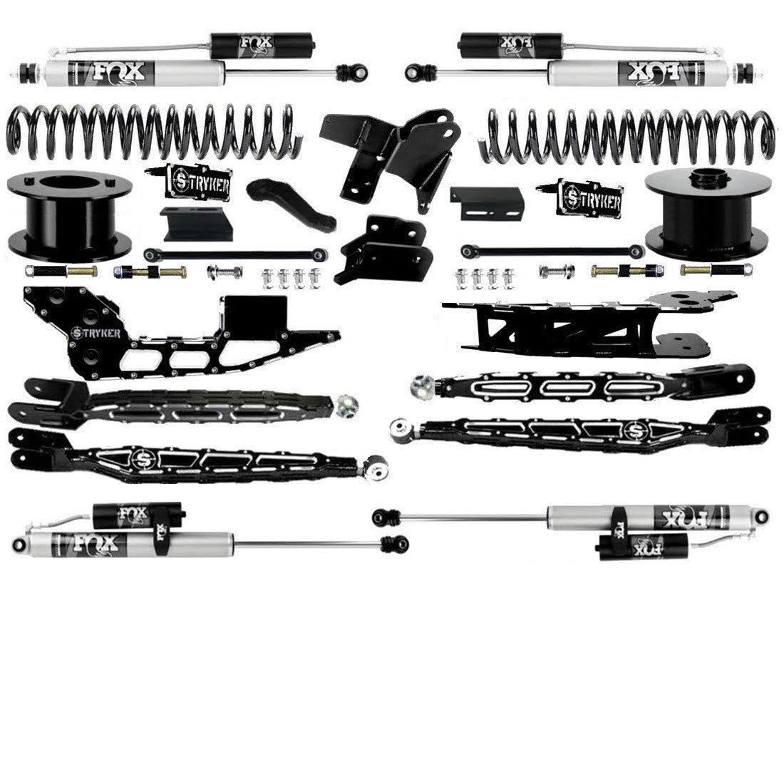 8" Ram 2500 4-Link Lift Kit for 2019 TO 2025 DODGE RAM HEAVY DUTY