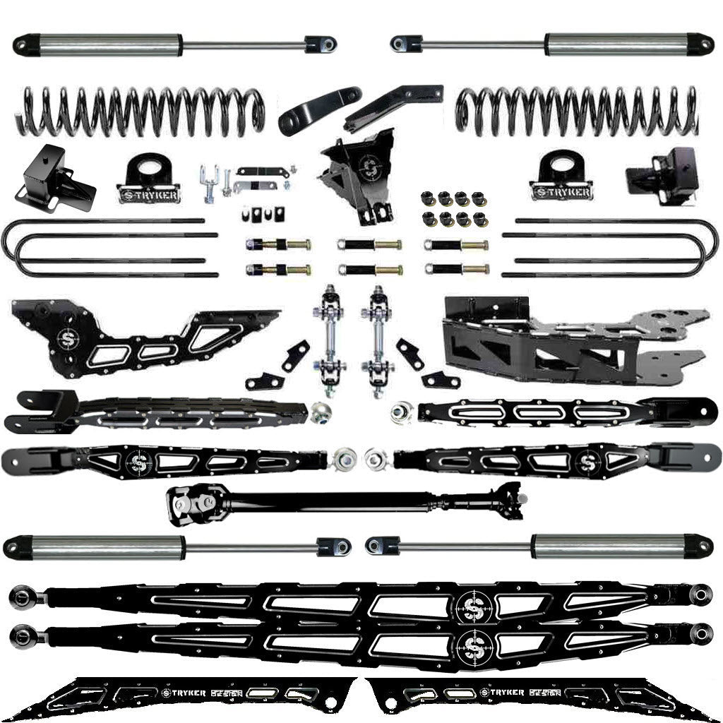 8" RAD F250 F350 4-LINK LIFT KIT 2011-2016 SUPER DUTY