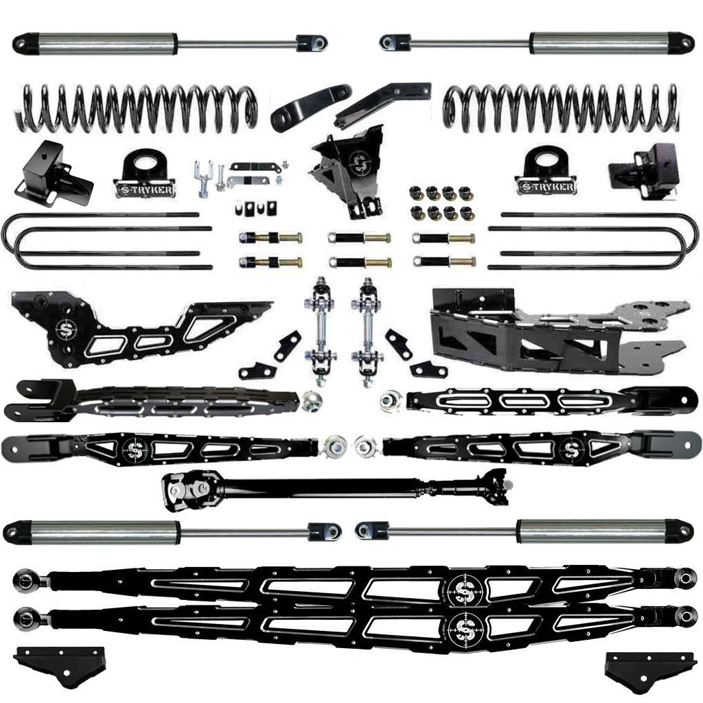 8" RAD F250 F350 4-LINK LIFT KIT 2011-2016 SUPER DUTY