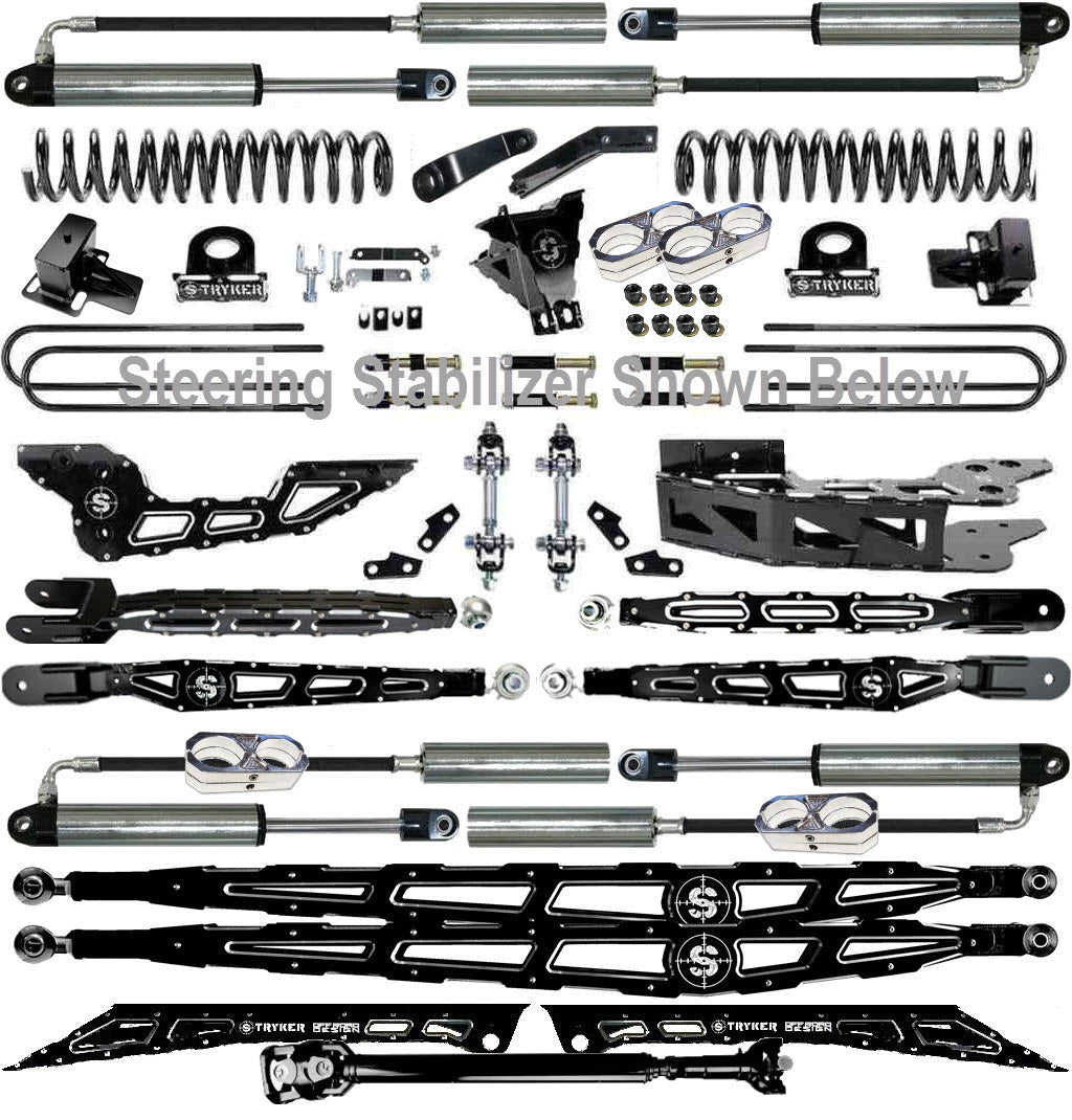 8" RAD F250 F350 4-LINK LIFT KIT 2011-2016 SUPER DUTY