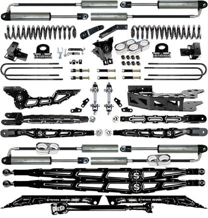 8" RAD F250 F350 4-LINK LIFT KIT 2011-2016 SUPER DUTY