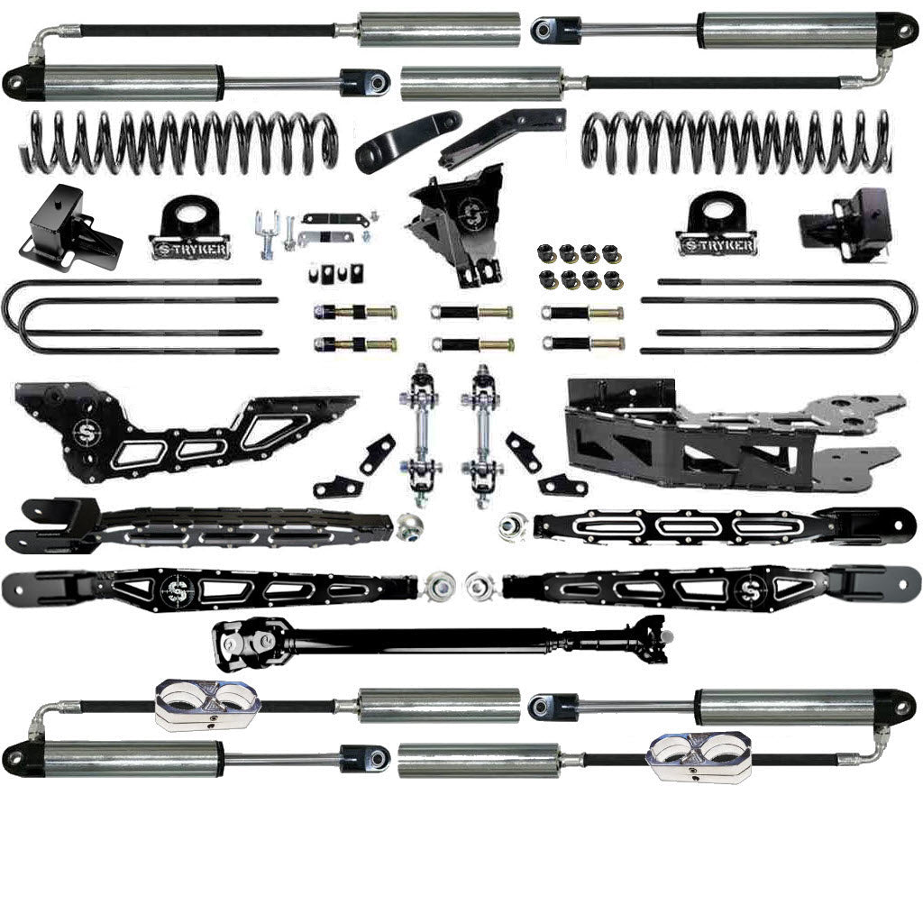 8" RAD F250 F350 4-LINK LIFT KIT 2011-2016 SUPER DUTY