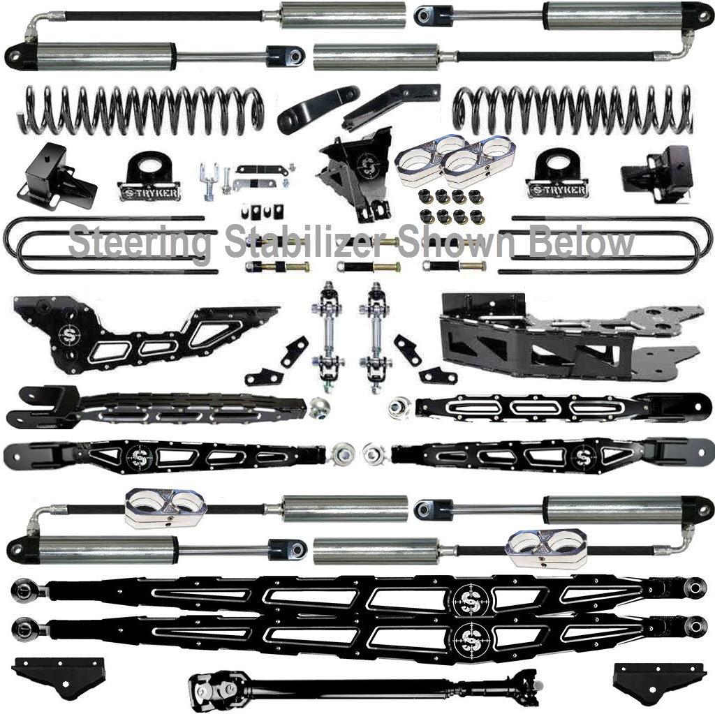 8" RAD F250 F350 4-LINK LIFT KIT 2011-2016 SUPER DUTY