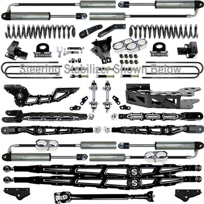 8" RAD F250 F350 4-LINK LIFT KIT 2011-2016 SUPER DUTY