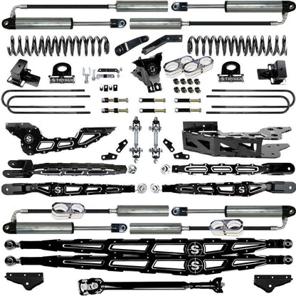 8" RAD F250 F350 4-LINK LIFT KIT 2011-2016 SUPER DUTY