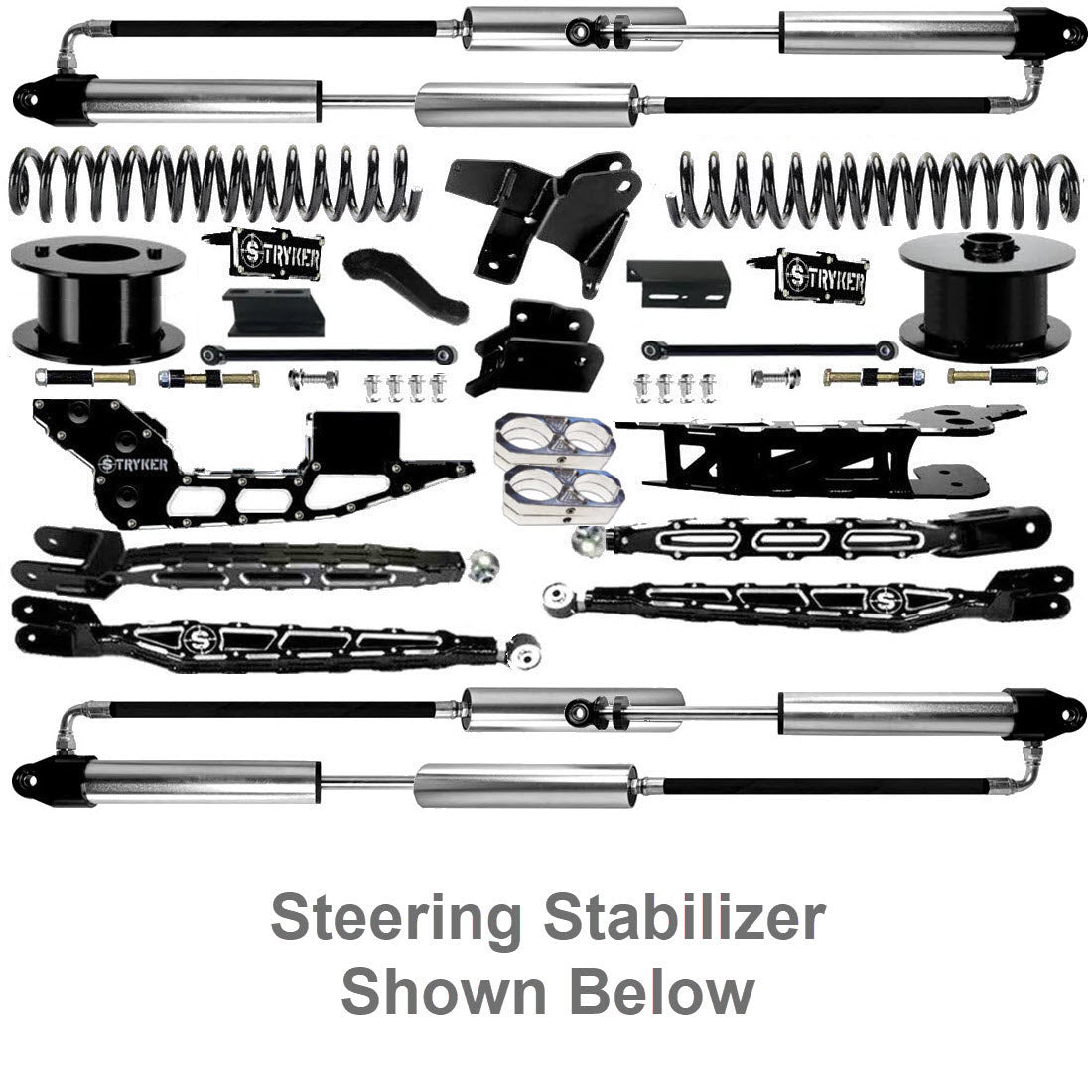 8" Ram 2500 4-Link Lift Kit for 2019 TO 2025 DODGE RAM HEAVY DUTY