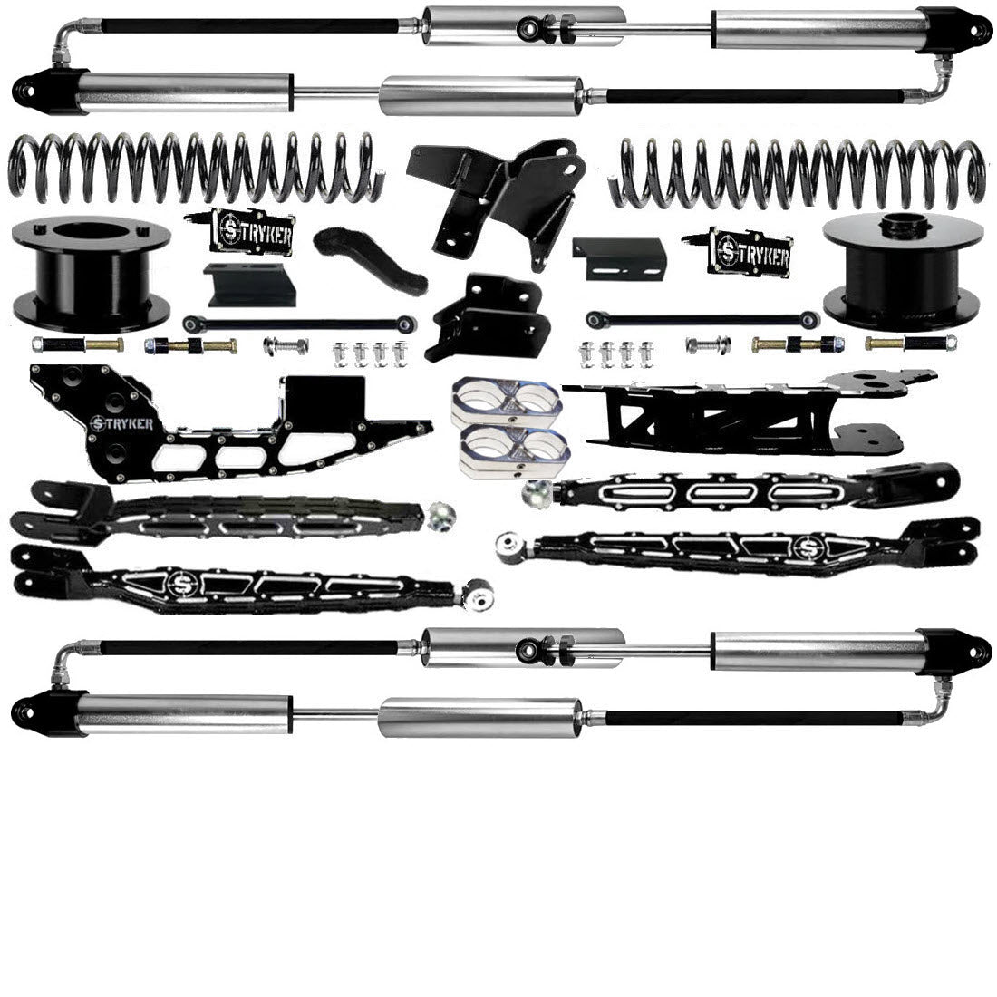 8" Ram 2500 4-Link Lift Kit for 2019 TO 2025 DODGE RAM HEAVY DUTY