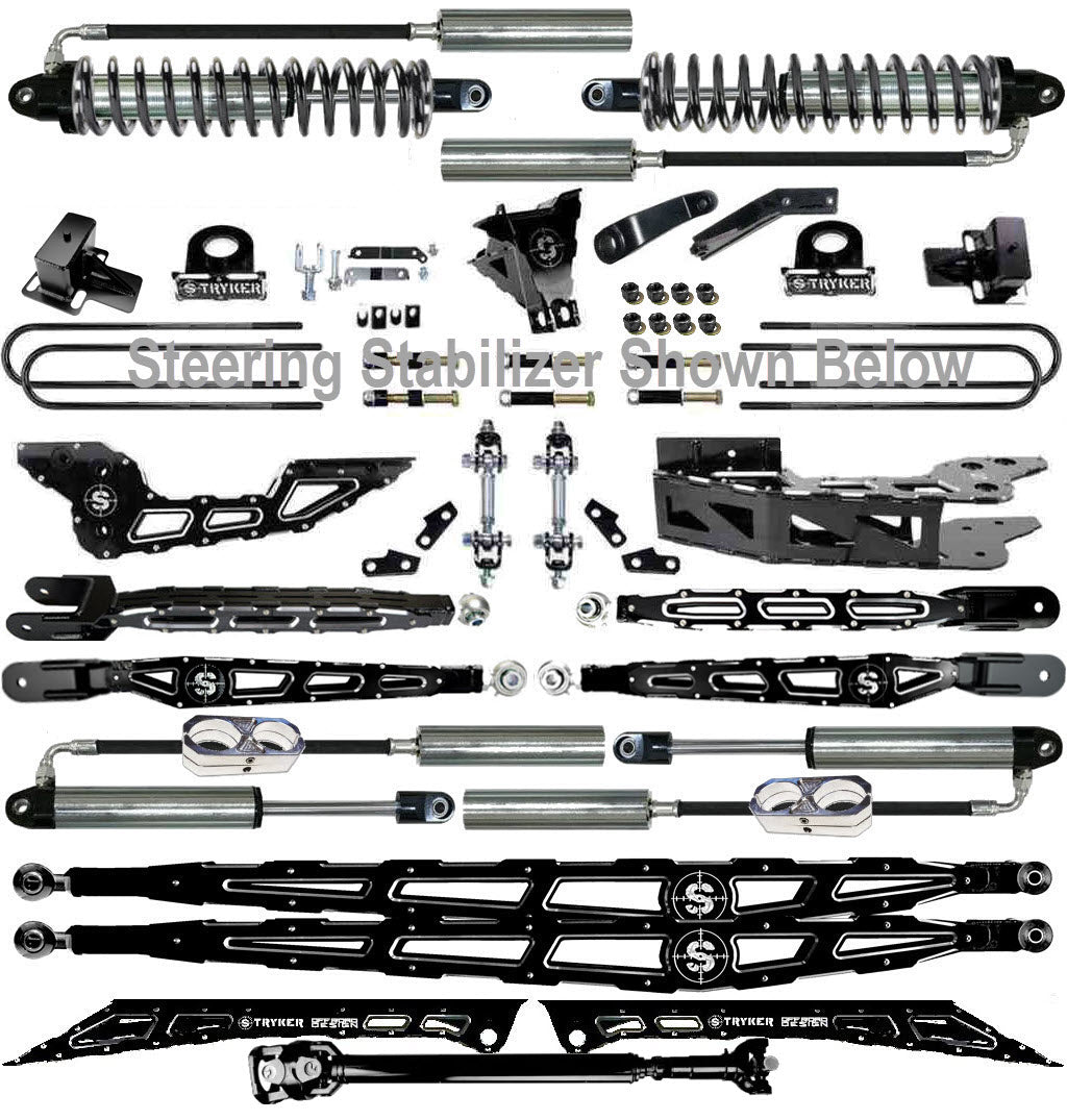 8" RAD F250 F350 4-LINK LIFT KIT 2011-2016 SUPER DUTY