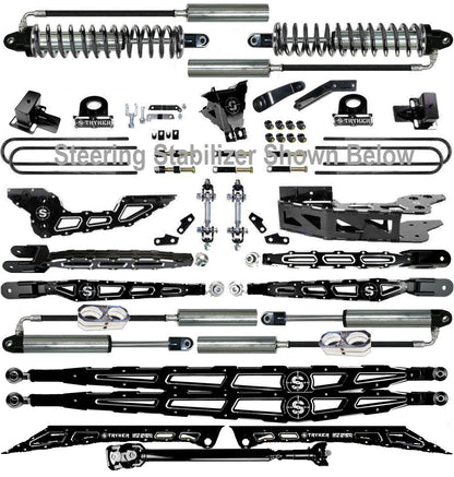 8" RAD F250 F350 4-LINK LIFT KIT 2011-2016 SUPER DUTY