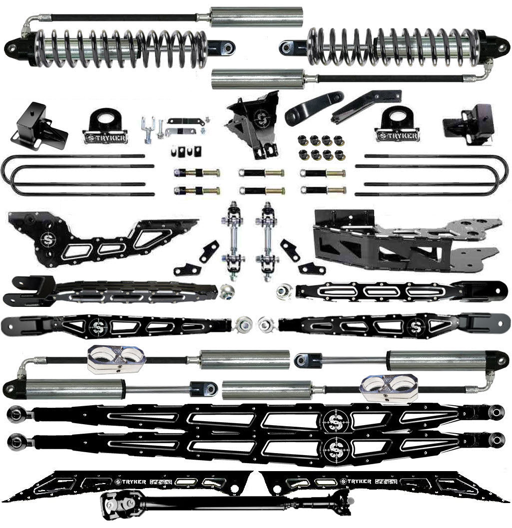 8" RAD F250 F350 4-LINK LIFT KIT 2011-2016 SUPER DUTY