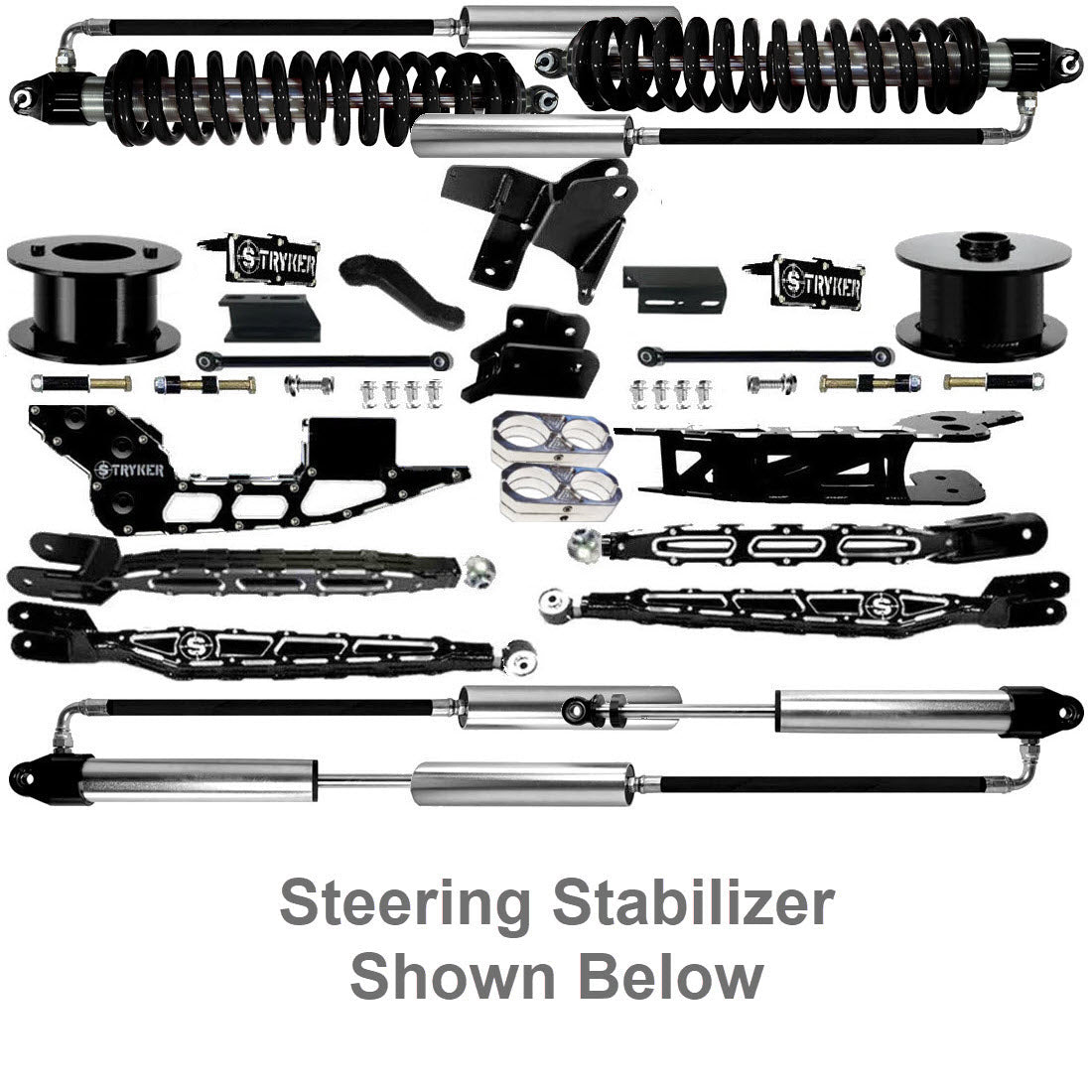 8" Ram 2500 4-Link Lift Kit for 2019 TO 2025 DODGE RAM HEAVY DUTY