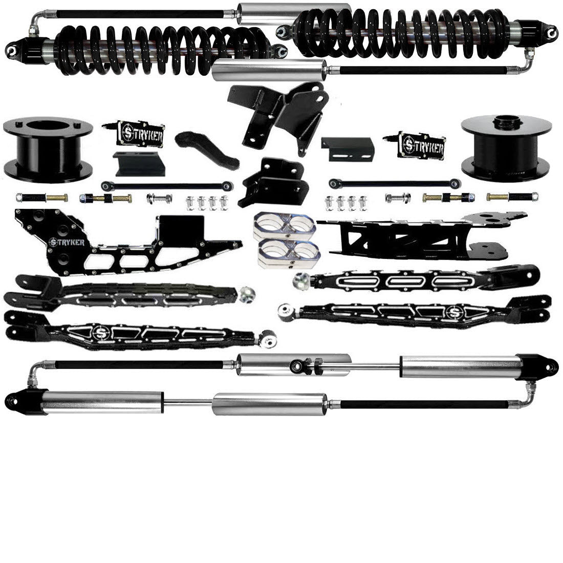 8" Ram 2500 4-Link Lift Kit for 2019 TO 2025 DODGE RAM HEAVY DUTY