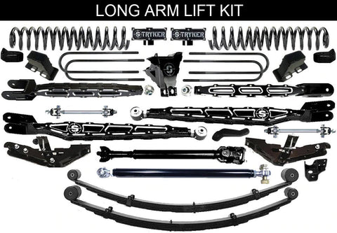 LONG ARM 12" F250 F350 4-LINK LIFT KIT 2017-2022 SUPER DUTY