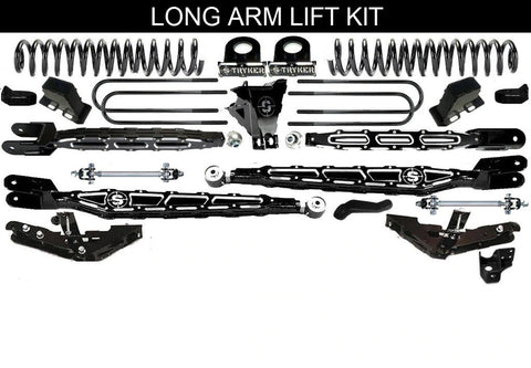 LONG ARM 7" F250 F350 4-LINK LIFT KIT 2017-2022 SUPER DUTY