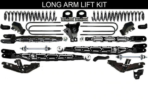 LONG ARM 7" F250 F350 4-LINK LIFT KIT 2023 to 2024 SUPER DUTY