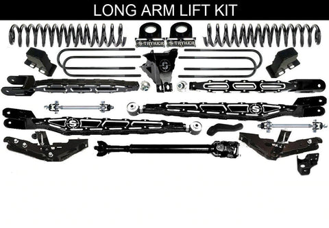 LONG ARM 8" F250 F350 4-LINK LIFT KIT 2023 to 2024 SUPER DUTY